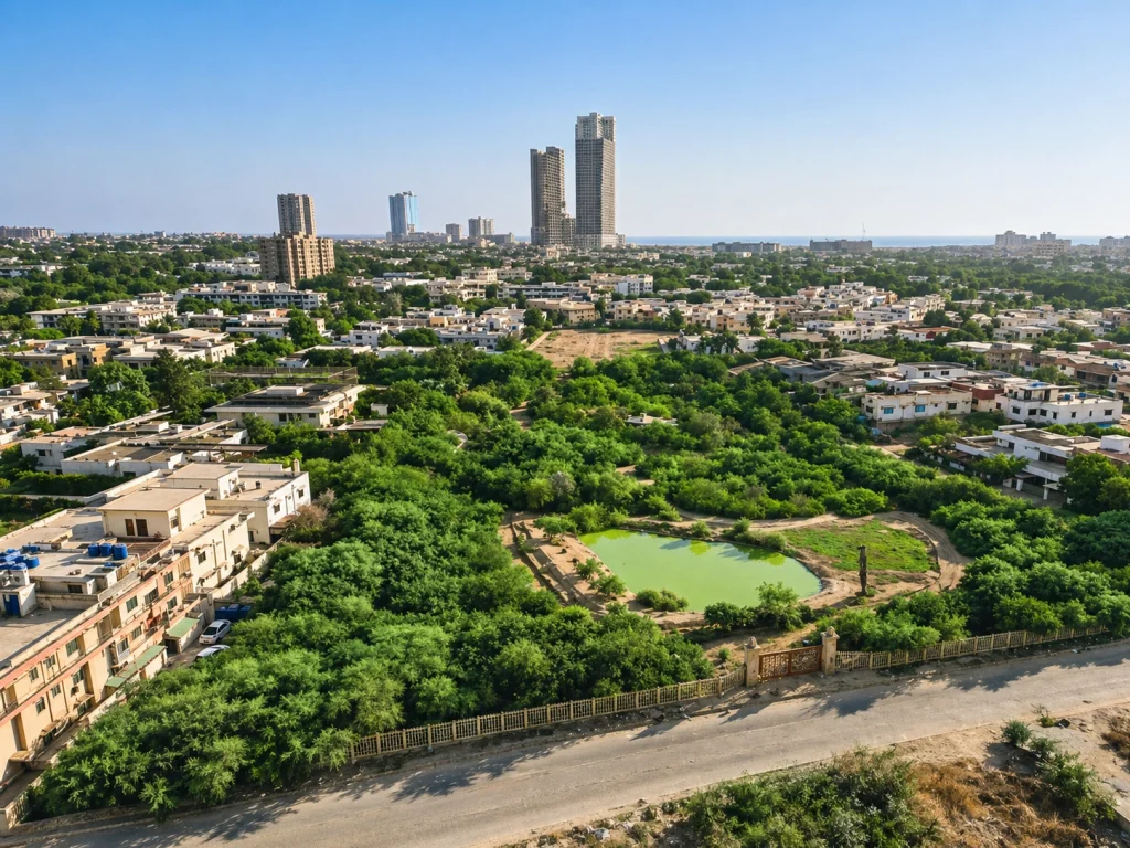 Karachi Turning Into Concrete Oven as Green Cover Falls Below 2% Karachi's greenery