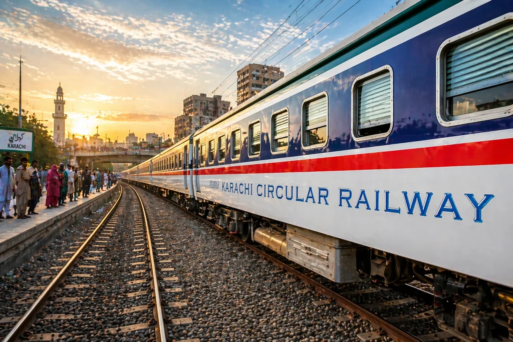 Karachi Circular Railway Revival: Sindh and Centre Finally Seal the Deal After 30 Years Karachi Circular Railway revival showing KCR trains and public transport system upgrade in Karachi