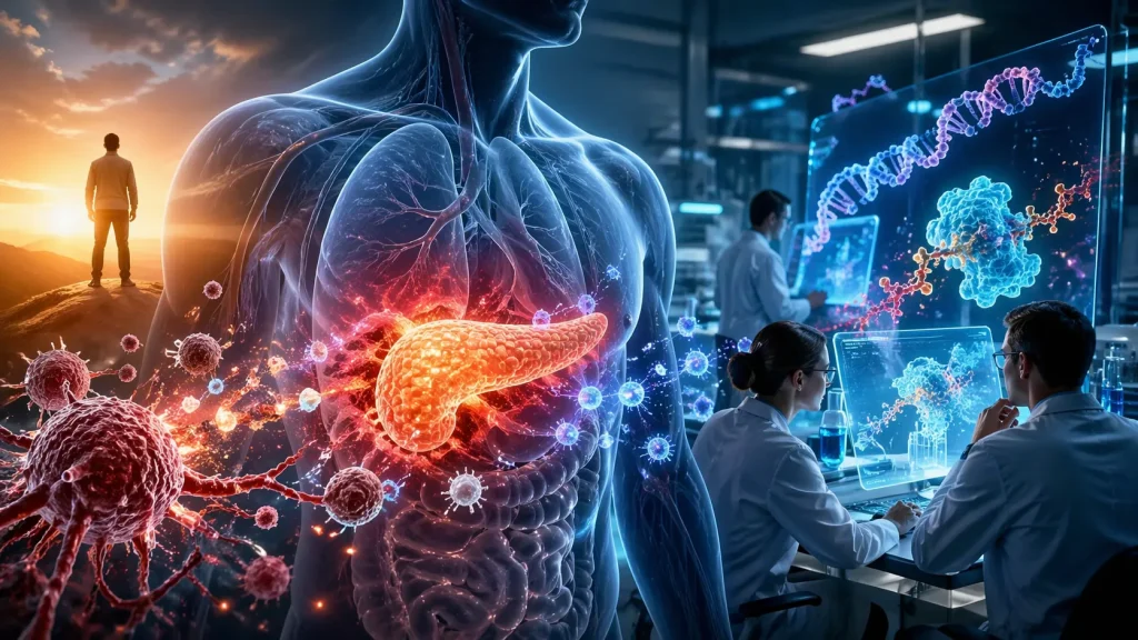 Pancreatic Cancer New Treatment Delivers Historic Survival Results Pancreatic cancer new treatment breakthrough with innovative drug and mRNA vaccine improving survival rates