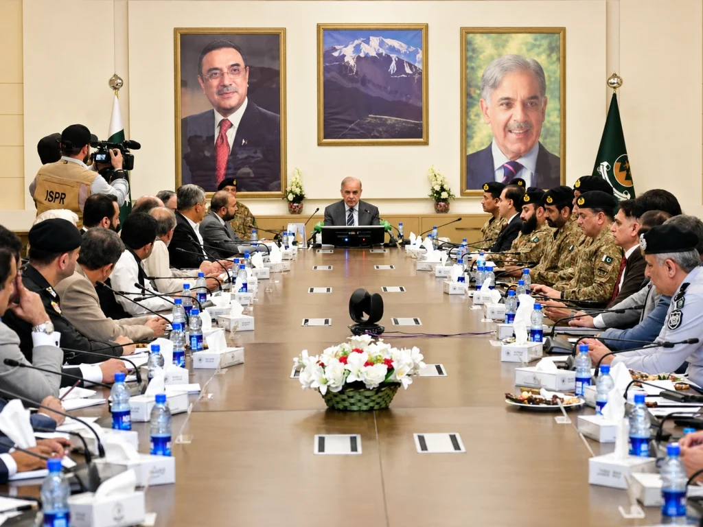 Pakistan Orders Mineral Security Corridor in Balochistan Amid Security Concerns Prime Minister Shehbaz Sharif chairs the Provincial Apex Committee in Quetta alongside Field Marshal Asim Munir and CM Sarfraz Bugti to announce the Balochistan mineral security corridor.