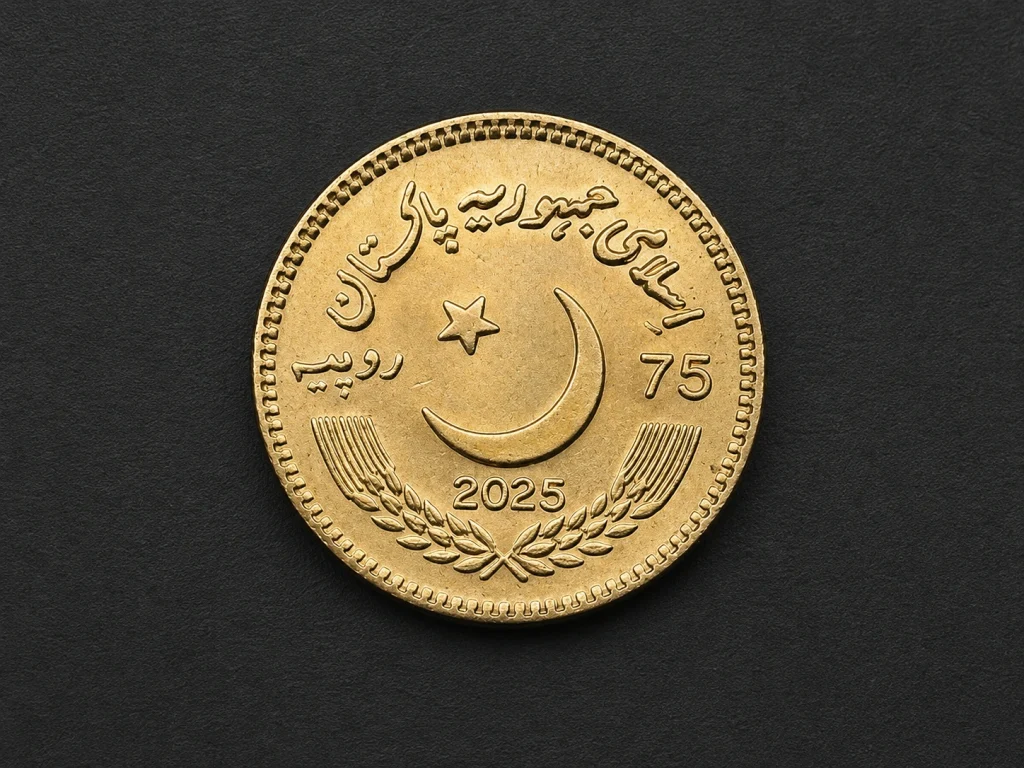 SBP Puts 75 Years of Pakistan-China Friendship Into a Single Coin Pakistan China 75 year coin SBP Rs75 commemorative copper nickel crescent star national flags Urdu English Chinese inscription May 2026