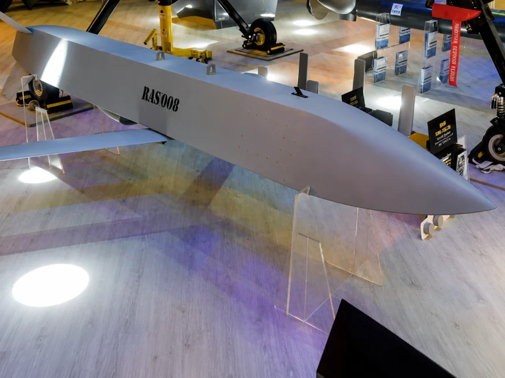 Pakistan Rasoob-250 stealth cruise missile displayed at IDEAS 2024 in Karachi
