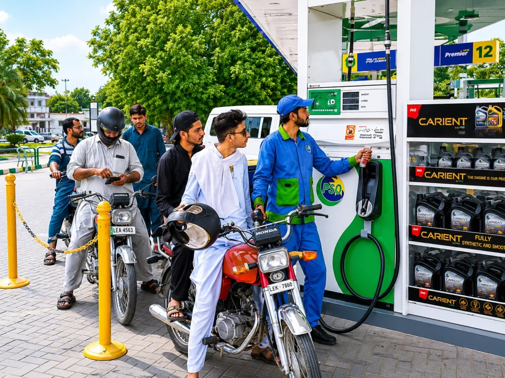 Pakistan Slashes Petrol and Diesel Prices by Rs22 — But Is It Enough? Pakistan petrol pump showing new Petrol price of Rs381.78 per litre after government reduction
