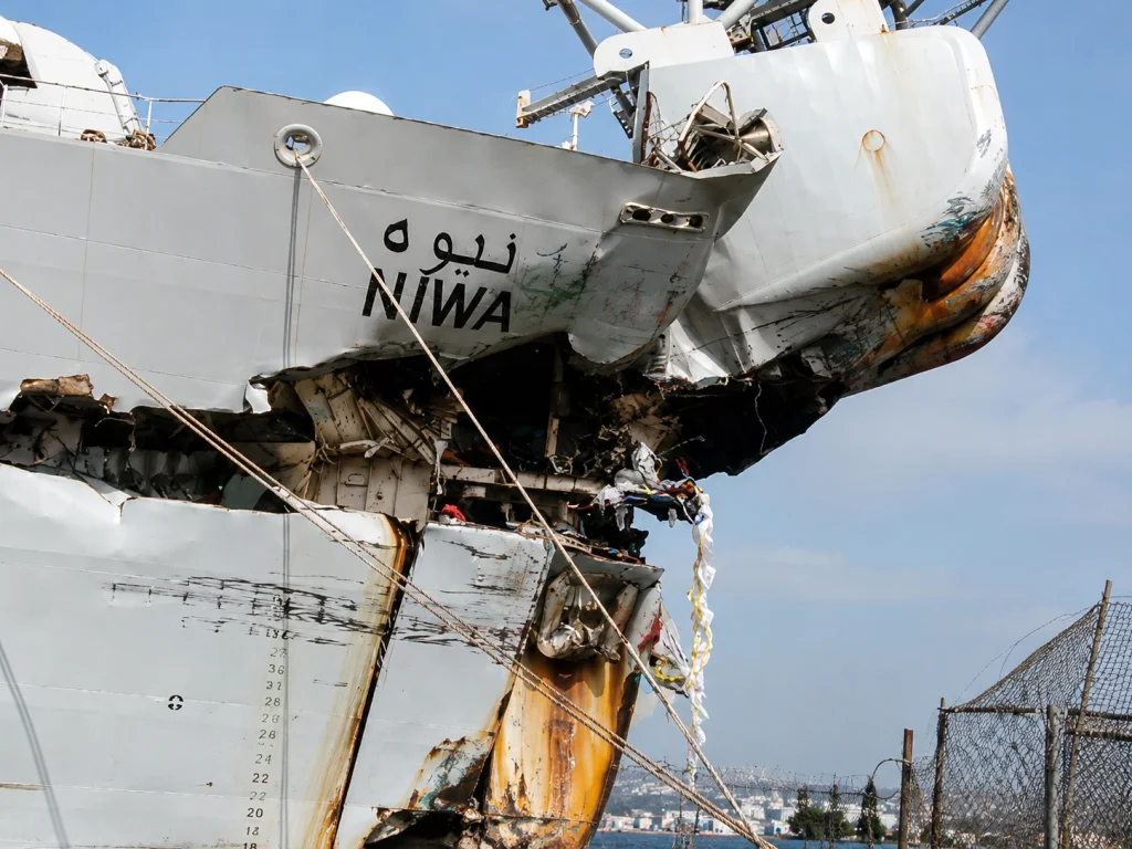 Foreign Ships Collide Near Karachi Port, Triggering Federal Investigation Karachi Port collision site near Fairway Buoy where MV NIWA and MV PAPU collided on May 28 2026