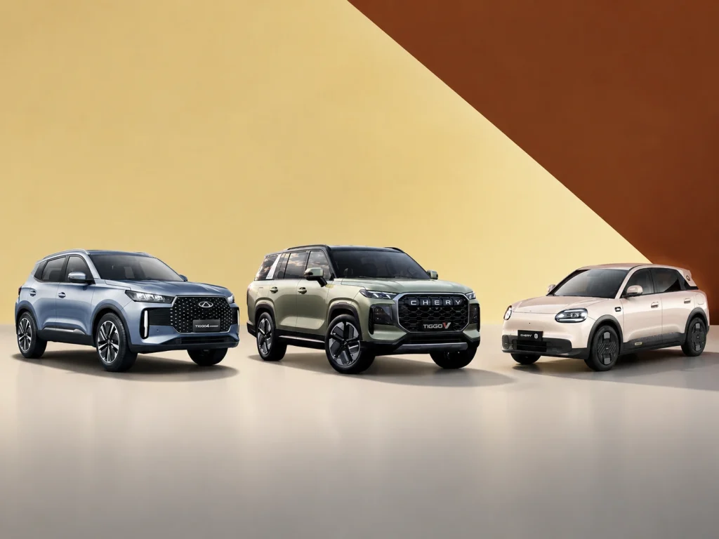 Chery Master Pakistan new models Tiggo 4 HEV QQ BEV and Tiggo V under consideration for Pakistan market after Auto China 2026