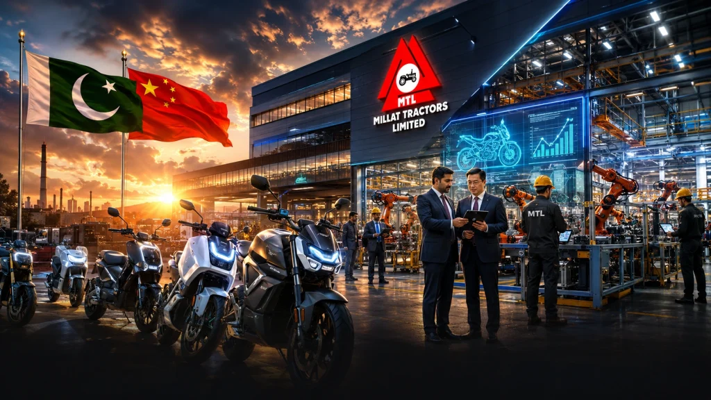 Millat Tractors Enters Into Pakistan’s EV Bike Market With Chinese Giant Millat Tractors Bikes Limited enters Pakistan EV bike market through Chinese electric bike joint venture