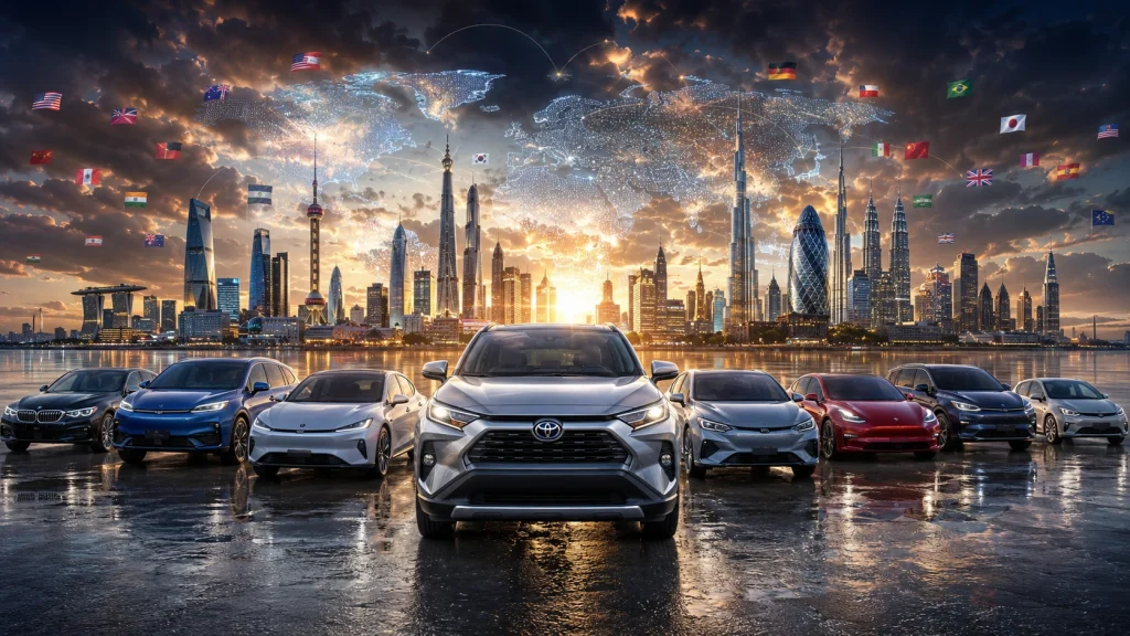 Top car brand by country rankings show Toyota leading 41% of global auto markets in 2026