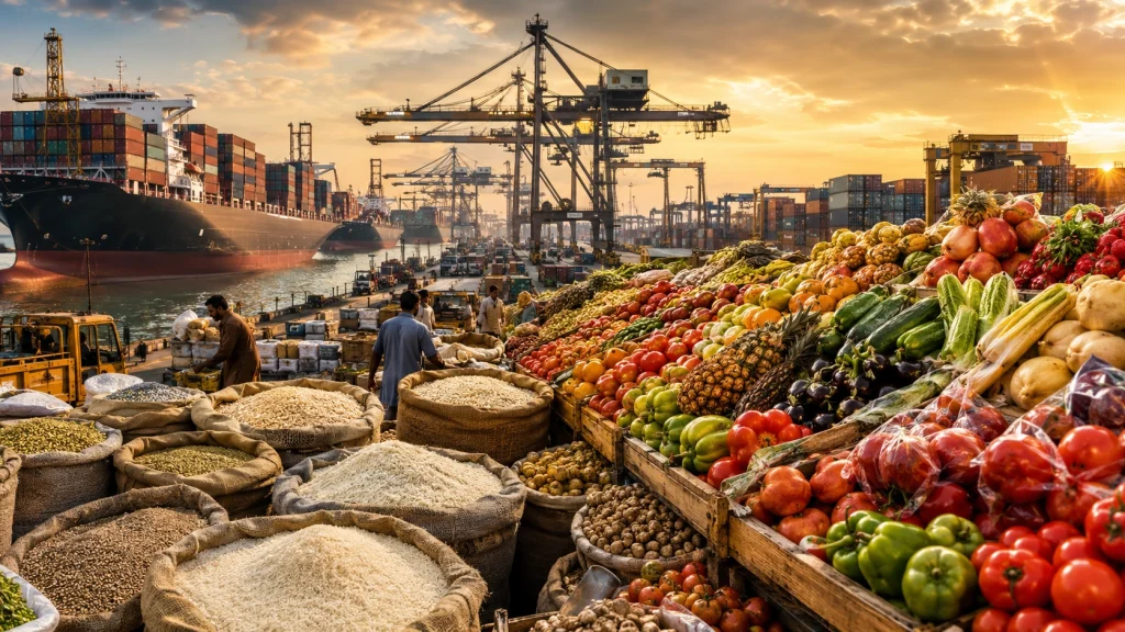 Pakistan Food Exports Crash 32% to $4.19bn in Ten Months Pakistan food exports decline amid rice export slowdown and seafood growth