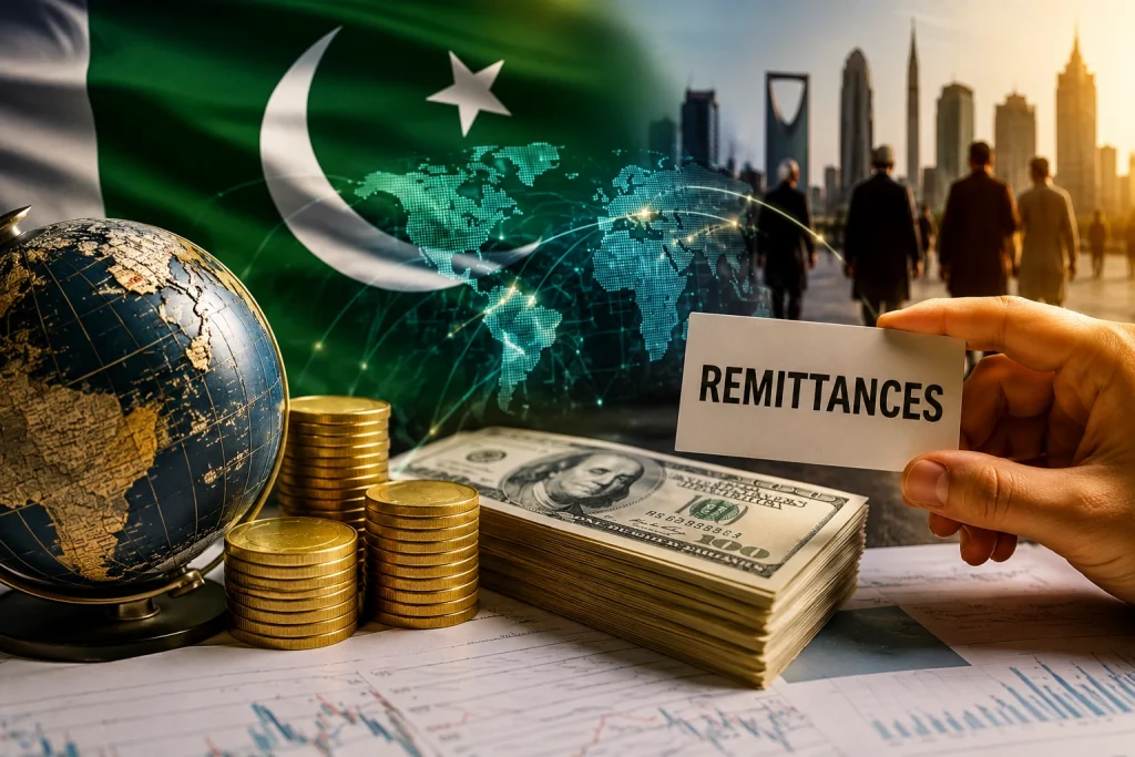 Economy Gets Massive Lifeline as Overseas Pakistanis Send Record $34 Billion in Remittances Pakistan remittances FY26 hit record $34 billion driven by overseas Pakistanis in Saudi Arabia and UAE