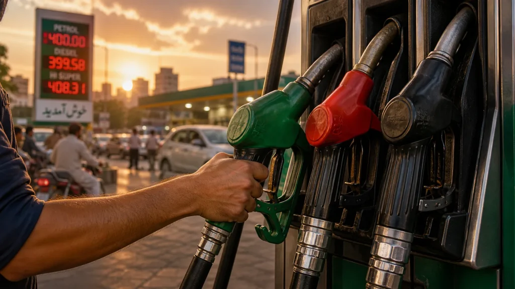 Petrol Price Breakdown Pakistan — You Pay Rs400, Rs153 Goes to Taxes petrol price breakdown Pakistan showing Rs153 tax per litre out of Rs400 fuel price