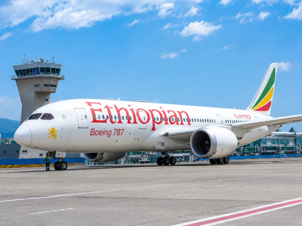 Ethiopian Airlines regional jet order CEO Mesfin Tasew Bekele at IATA summit Rio de Janeiro announcing 25-aircraft shortlist of Airbus A220 Embraer E-2 and Boeing 737 MAX 7