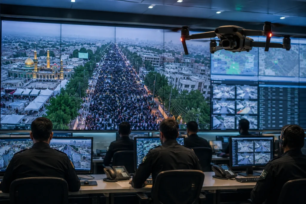 Muharram Security App launched in Islamabad with drone surveillance and geo-tagging for enhanced Muharram security