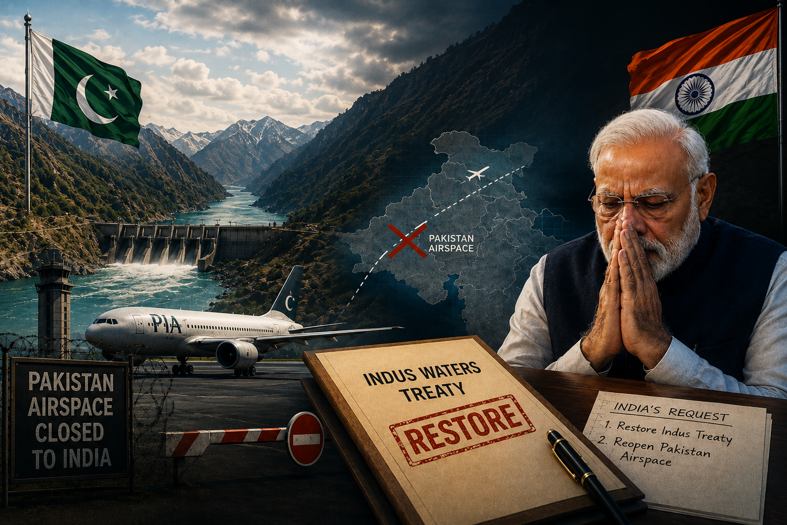 Pakistan Airspace Closure Pushes India Toward Indus Water Treaty Talks