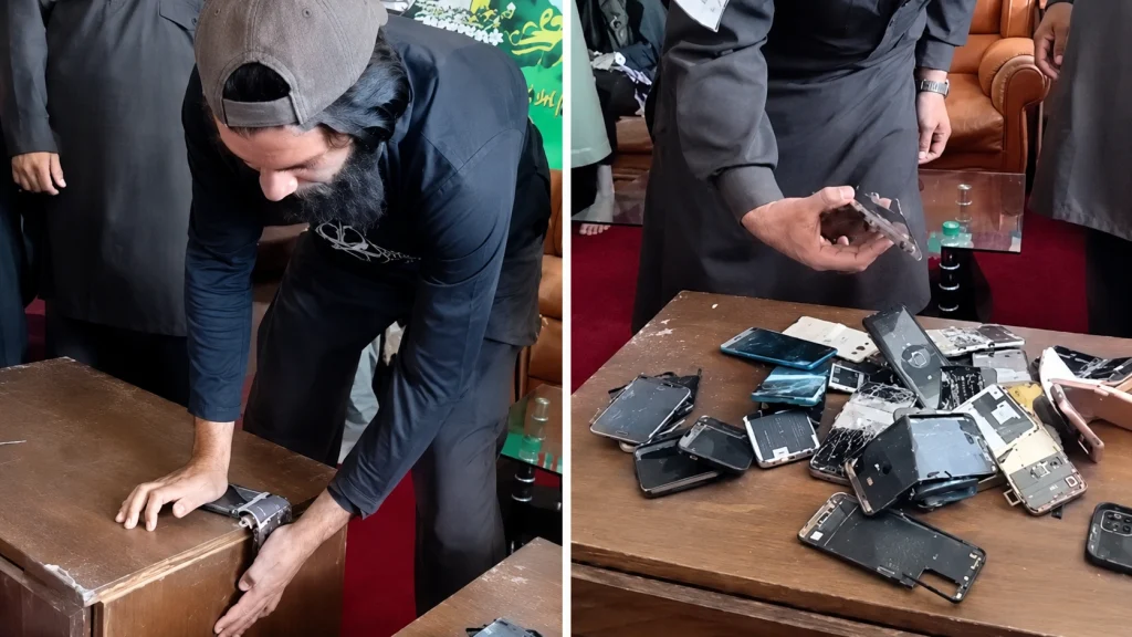 Taliban Orders Smartphone Ban as Officials Publicly Smash Phones Taliban ban smartphones for government officials as Afghanistan tightens digital restrictions.