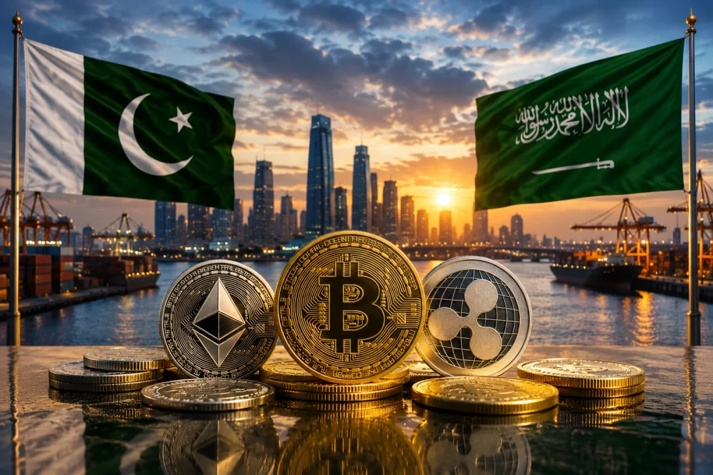 Saudi Arabia Eyes Crypto and Blockchain Hub in Karachi Saudi Arabia Crypto Zone Karachi project proposed at Karachi Port featuring a blockchain hub, digital banking park and maritime business district