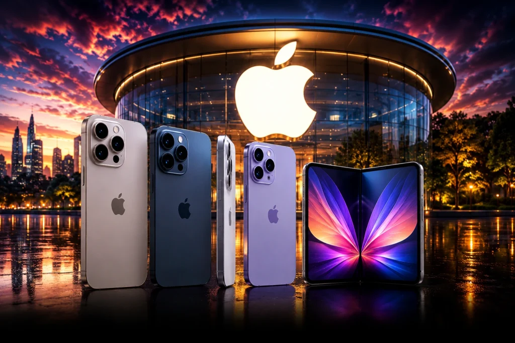 Apple new iPhone models including foldable iPhone during global memory chip shortage