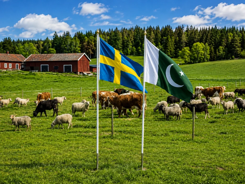 Pakistan Sweden agriculture cooperation AMR livestock food security research