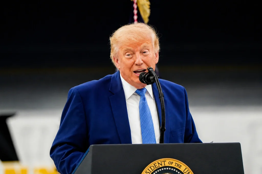 Trump accuses China of election data theft in primetime White House address