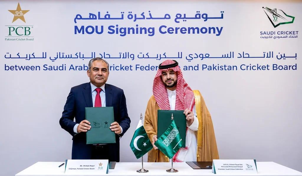 Jeddah Cricket Stadium project announced after Pakistan and Saudi Arabia sign cricket MoU